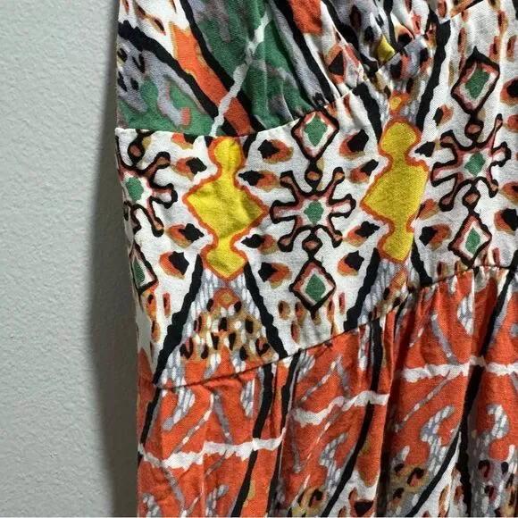 AkeraLani Multi Colored Long Smocked Strappy Sundress Size S - Picture 8 of 10